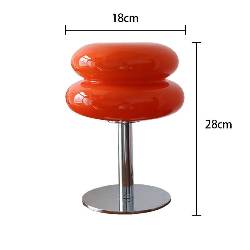 Aurora Macaron Warm Glow Table Lamp - Retro Glass Design for Cozy Living Rooms - Image 6