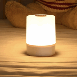 GlowSoft Touch Bedside Lamp – Dimmable Warm & Natural Light Rechargeable Night Light